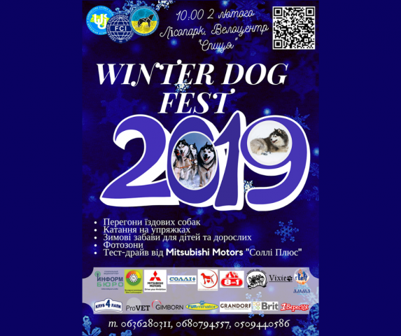 Зимняя гонка на ездовых собаках Winter Dog Fest - 2019