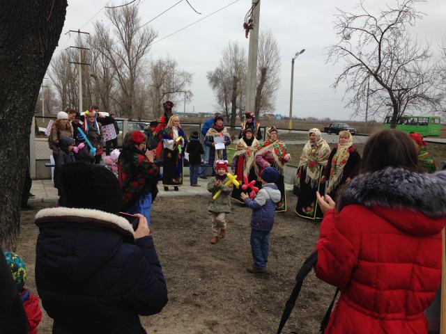 Масленичные гулянья в приюте для животных в Харькове