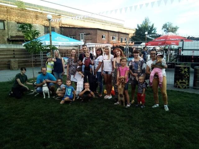 Собаки приюта КП "Центр обращения с животными" приняли участие в "Семейном вечере" Арт - завода "Механика"