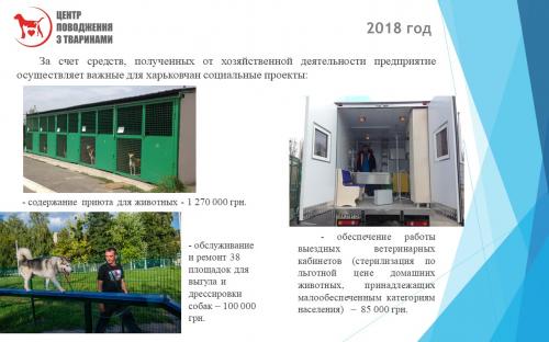 Отчет о результатах деятельности КП "Центр обращения с животными" за 2018 год