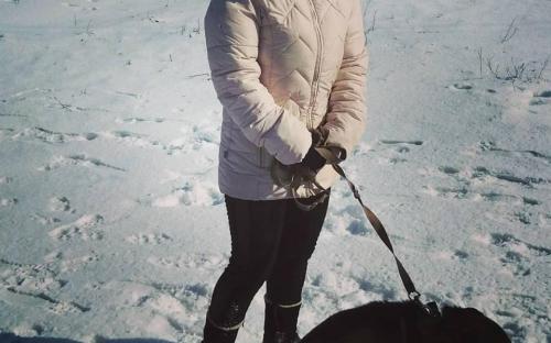 Выгул питомцев харьковского Приюта для бездомных животных 4 марта