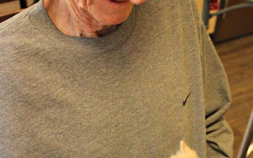 В США объединили дом престарелых и приют для животных