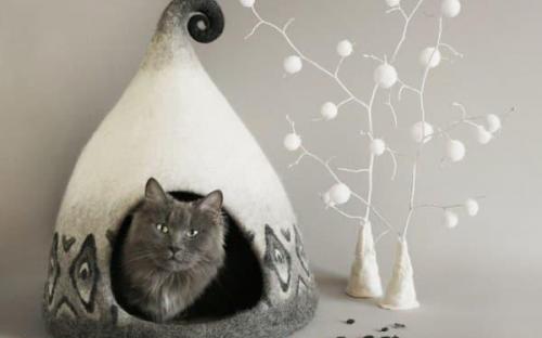Уникальные домики для кошек