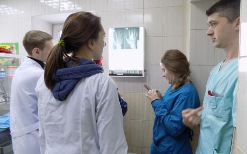 Основы рентгенологии осваивали студенты-практиканты зооветакадемии в ветклинике Центра обращения с животными